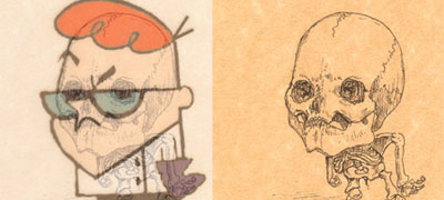 Esqueletos Caricaturas
