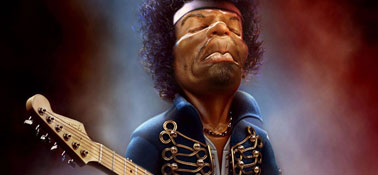 Jimmy Hendrix en 3D