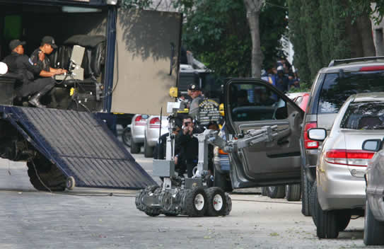 Robot anti Bomba Mexico