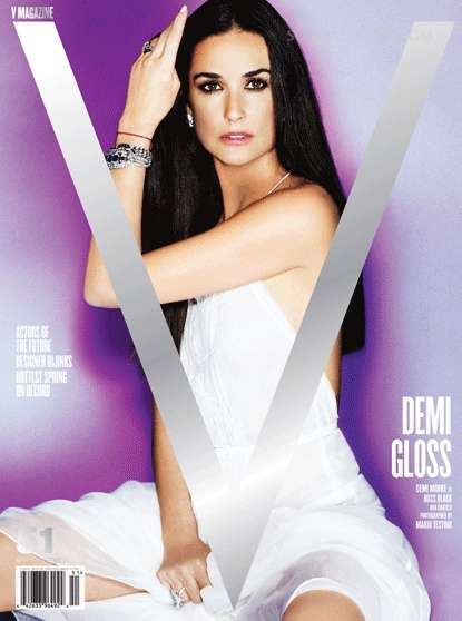 Demi Moore V magazine