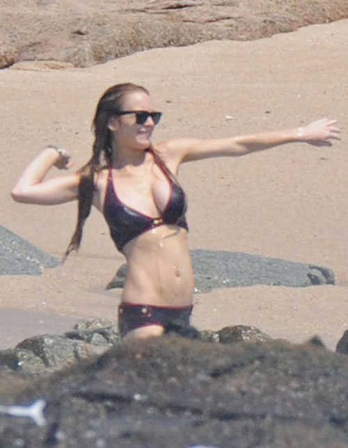 Lindsay Lohan Samantha Ronson bikini