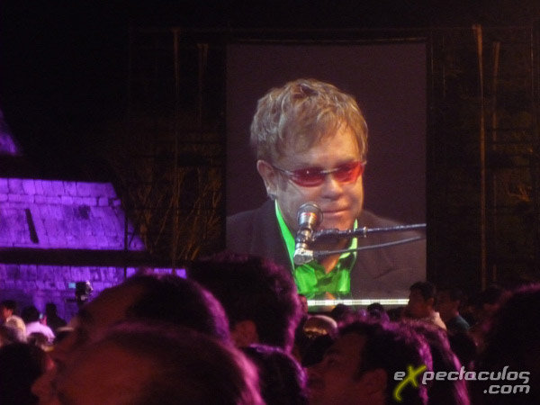 Elton John concierto Chichen-Itza