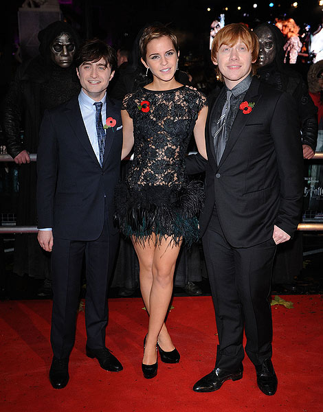Emma Watson premier Harry Potter Londres