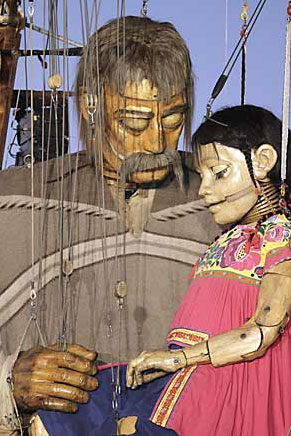 Marionetas Royal de Luxe Guadalajara Mexico