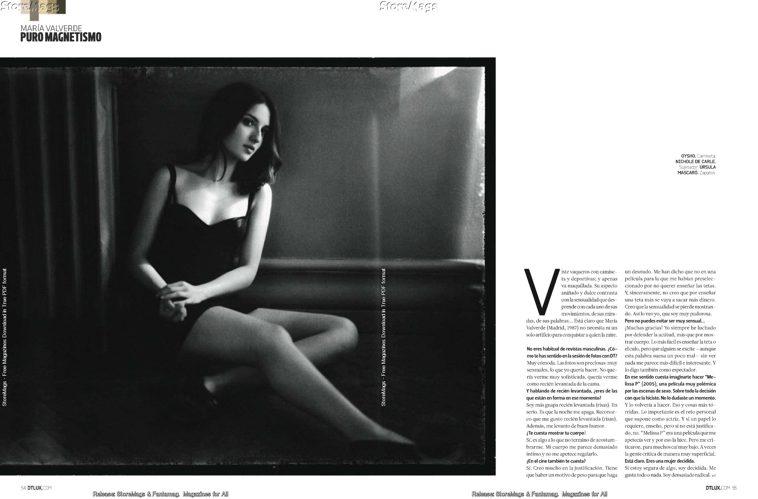 Maria Valverde revista DT 2011