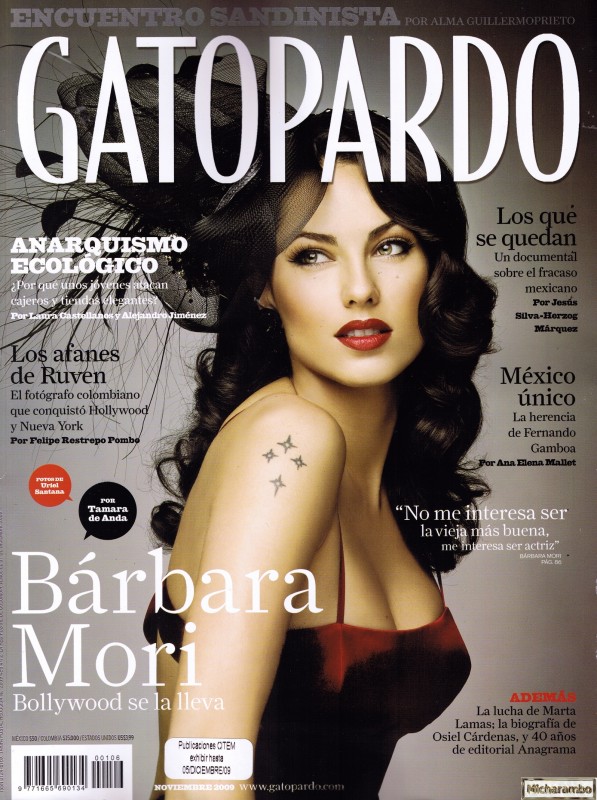 Barbara Mori revista gatopardo