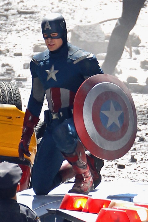 Chris Evans Captain America in Avengers