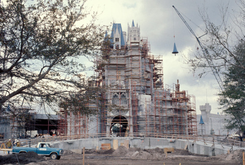 Cinderella Castle construction