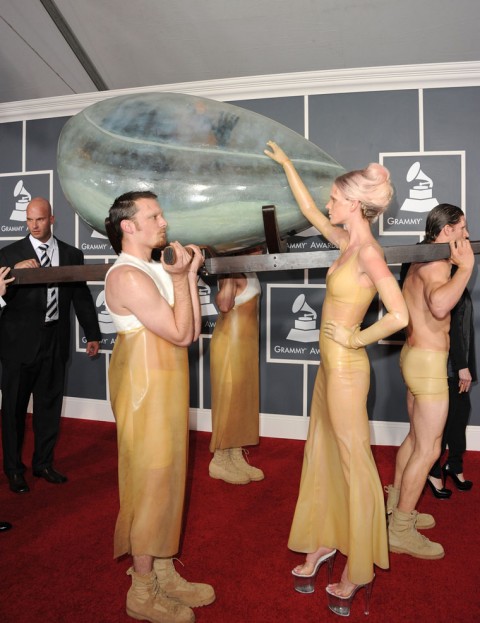 Lady Gaga Grammys Egg