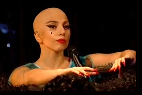 Lady Gaga is Bald