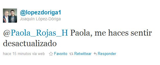 Lopez-Doriga Twitter