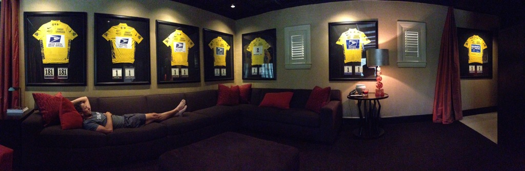 Lance Armstrong room