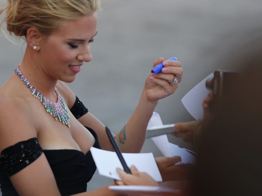 Scarlett Johansson Venice Film Festival