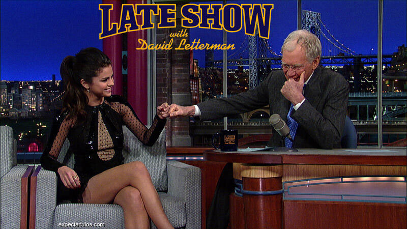 Selena Gomez Letterman