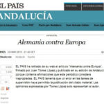 Diario El País retira articulo que comparaba a Angela Merkel con Hitler