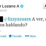 Javier Lozano pide despedir a alguien por mensaje en twitter