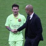 El reencuentro entre Lio Messi y Pep Guardiola