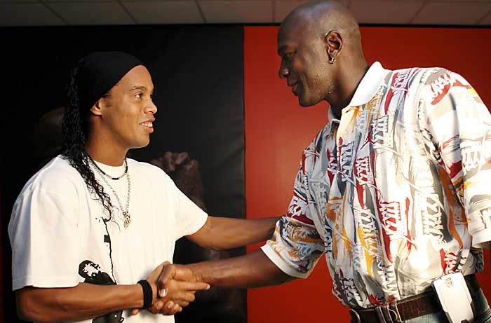 Jordan y Ronaldinho