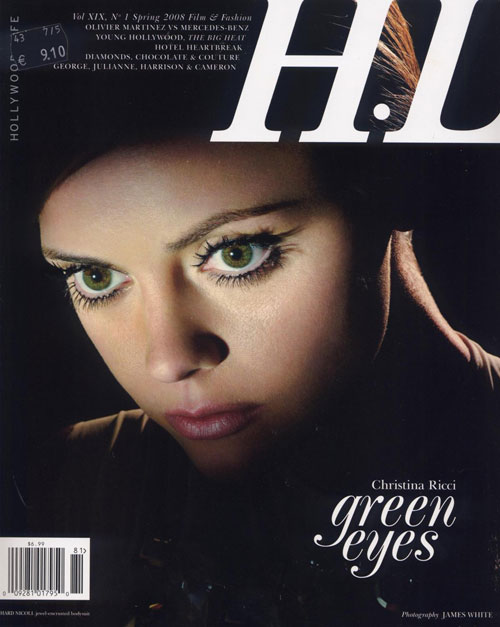 Cristina Ricci HL magazine