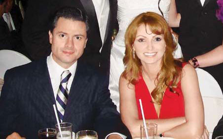 Peña Nieto y Angelica Ribero gabiota