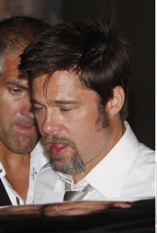 Brad Pitt drunk