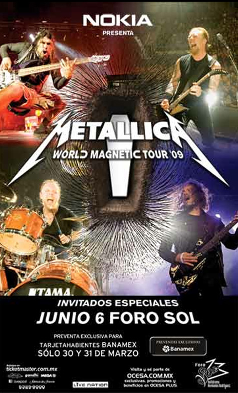 Metallica en Mexico 2009