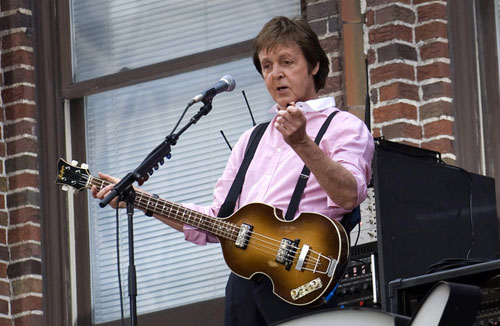 Paul McCartney con David Letterman