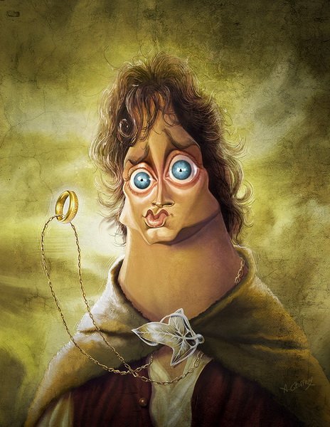 Frodo cartoon Anthony Geoffroy