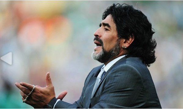 Maradona mundial Sudafrica 2010