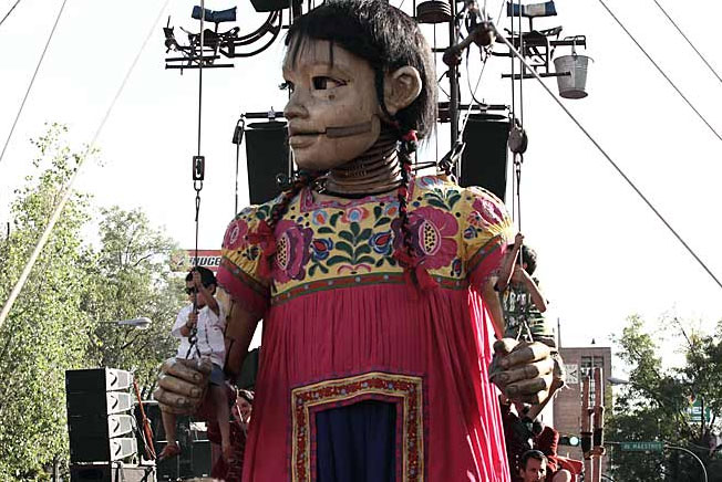 Marionetas Royal de Luxe Guadalajara Mexico