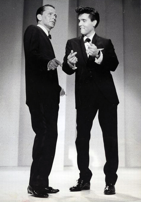 Frank Sinatra y Elvis Presley