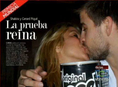 Beso Pique y Shakira