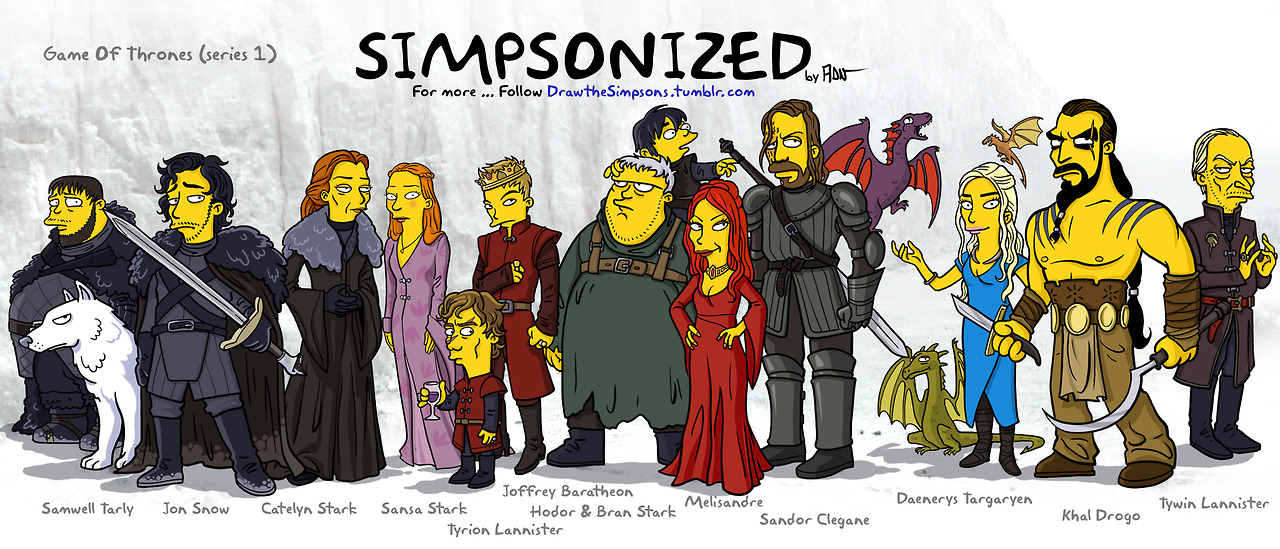 Game of Thrones estilo Los Simpson