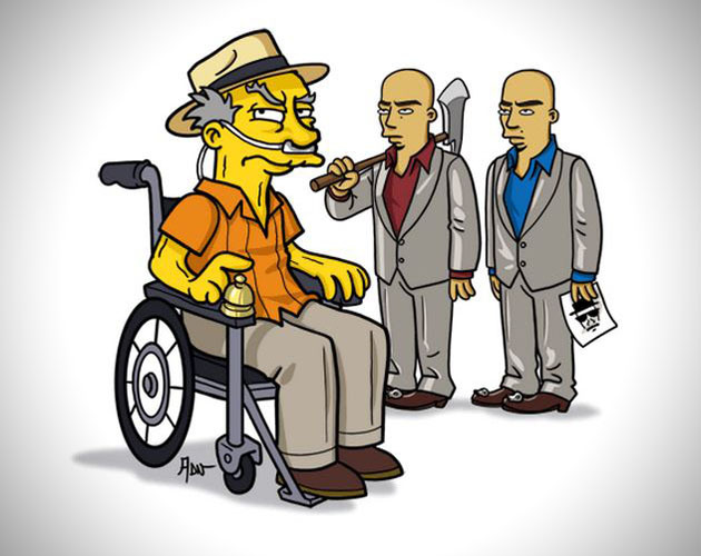Breaking Bad a lo Simpson