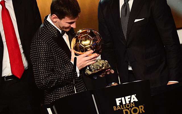 Messi Balon de Oro 2012