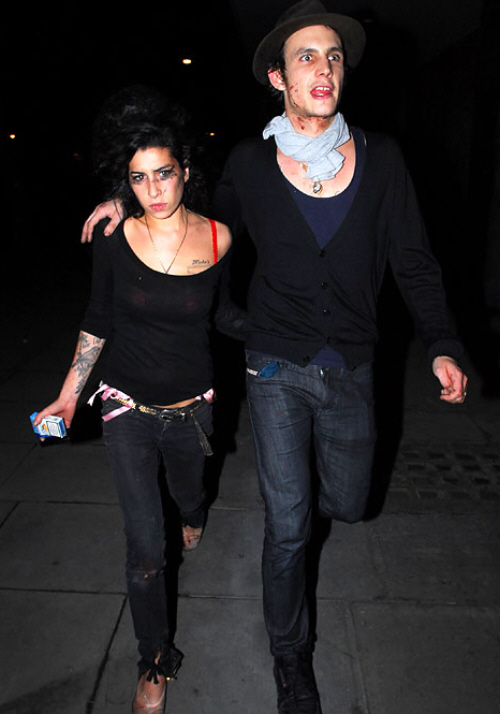 Amy Winehouse bloody