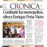 Las portadas de periodicos de La Marcha Anti Peña Nieto