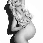 Foto de Christina Aguilera embarazada sin ropa