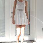 Taylor Swift con pequeño vestido