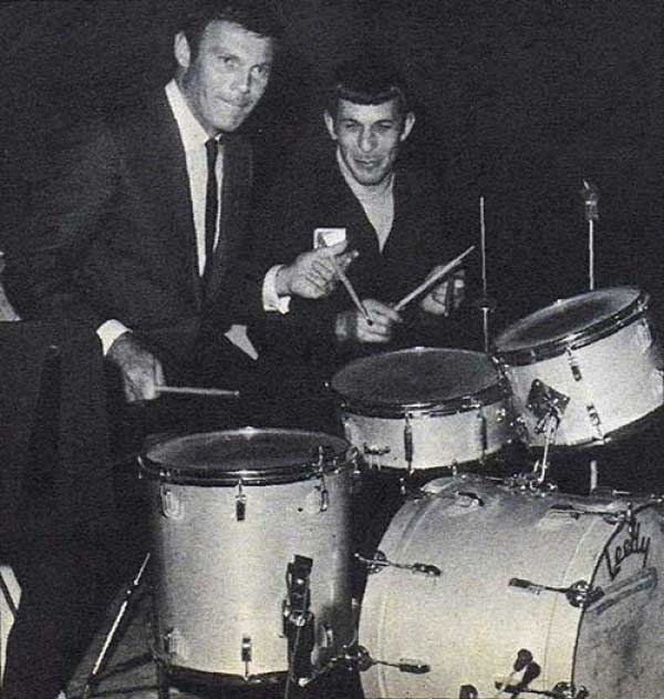 Adam-West-and-Leonard-Nimoy-playing-the-drums-together
