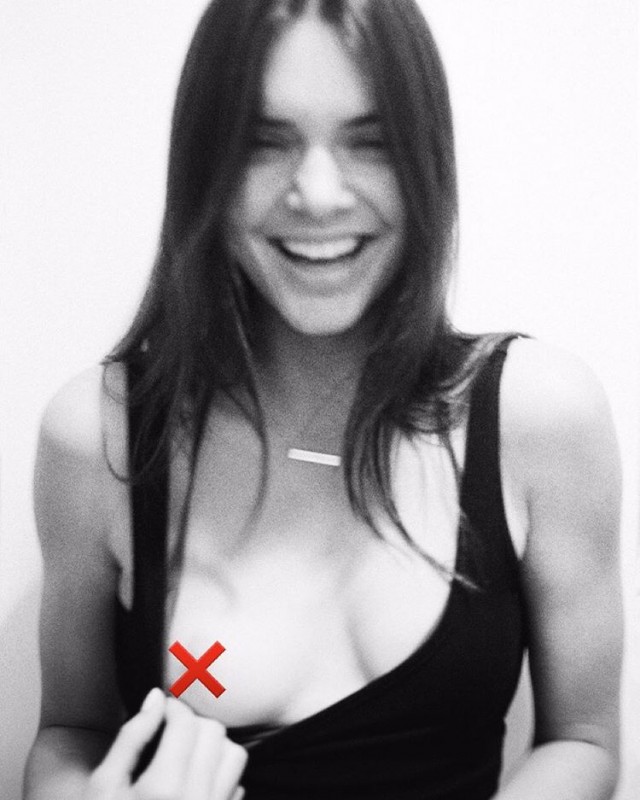 Kendall-Jenner-Showing-Her-Breast-0