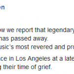 Ha muerto Leonard Cohen